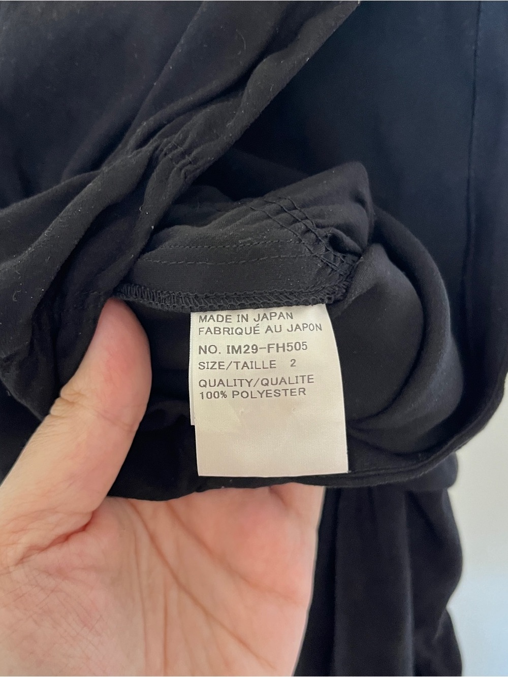 Issey Miyake Faux Suede Ruched Bubble Style Black Midi Dress Size 2 - Picture 4 of 7